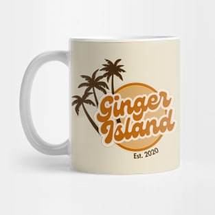 Ginger Island Retro 60s Vibes | Indie Gamie | Orange and Yellow | Tropical Beach Summer | Unoffical Stardew Valley Merch Mug